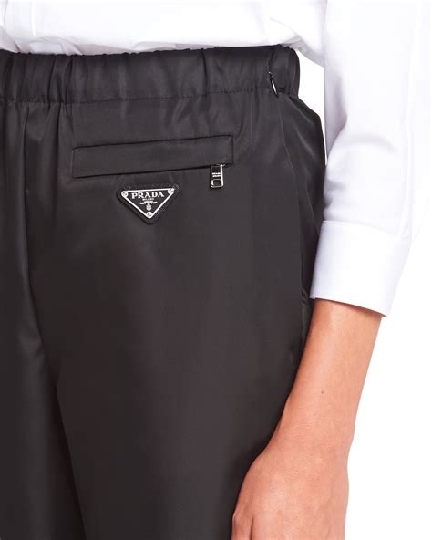 prada gabardine nylon pants fashionreps|prada re nylon logo.